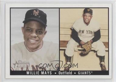 2003 Bowman Heritage - [Base] #171.2 - Willie Mays (Double Image)