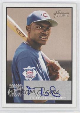 2003 Bowman Heritage - Signs of Greatness #SG-FP - Felix Pie