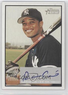 2003 Bowman Heritage - Signs of Greatness #SG-RC - Robinson Cano