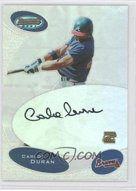 2003 Bowman's Best - [Base] #BB-CAD - Carlos Duran