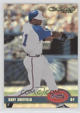 2003 Donruss - [Base] - Season Stat Line #241 - Gary Sheffield /84