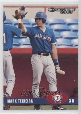 2003 Donruss - [Base] #104 - Mark Teixeira