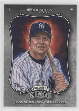 2003 Donruss - [Base] #12 - Diamond Kings - Jason Giambi