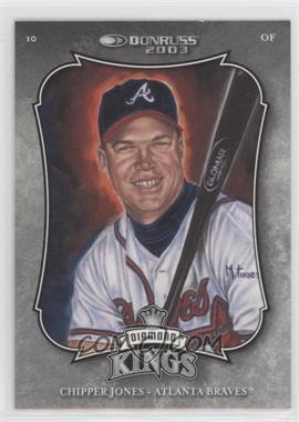 2003 Donruss - [Base] #15 - Diamond Kings - Chipper Jones