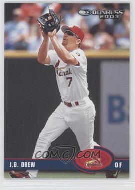 2003 Donruss - [Base] #390 - J.D. Drew