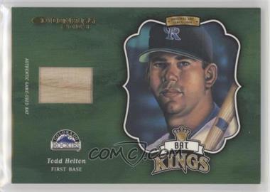 2003 Donruss - Bat Kings #BK-15 - Todd Helton /100