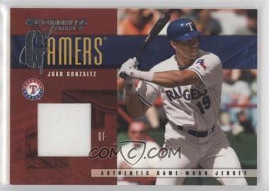 2003 Donruss - Gamers #G-14 - Juan Gonzalez /500