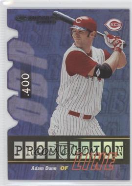 2003 Donruss - Production Line - Die-Cut #PL-10 - Adam Dunn /100