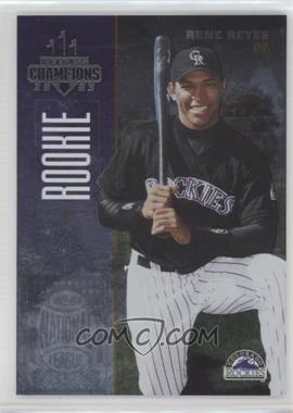 2003 Donruss Champions - [Base] - Metalized #95 - Rene Reyes /100