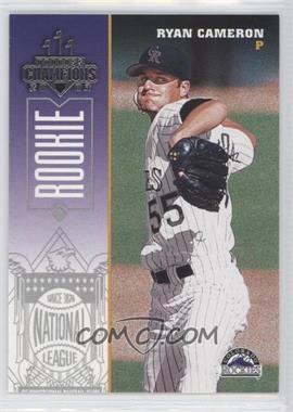 2003 Donruss Champions - [Base] - National Convention Embossing #278 - Ryan Cameron /5