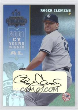 2003 Donruss Champions - [Base] - Signatures #179 - Roger Clemens /5