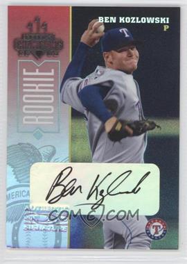 2003 Donruss Champions - [Base] - Signatures #255 - Ben Kozlowski /400