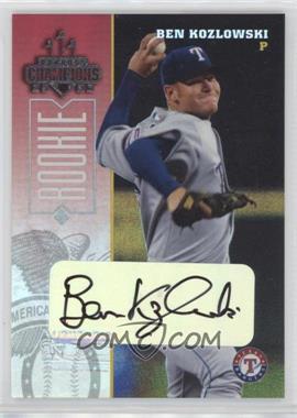 2003 Donruss Champions - [Base] - Signatures #255 - Ben Kozlowski /400