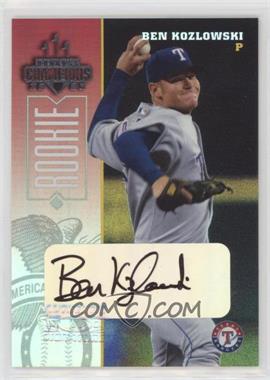 2003 Donruss Champions - [Base] - Signatures #255 - Ben Kozlowski /400