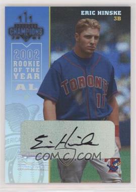 2003 Donruss Champions - [Base] - Signatures #267 - Eric Hinske /390