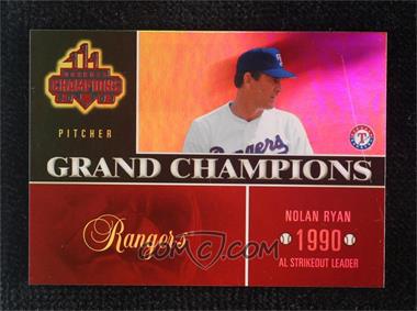 2003 Donruss Champions - Grand Champions - Holofoil #GC-13 - Nolan Ryan /25