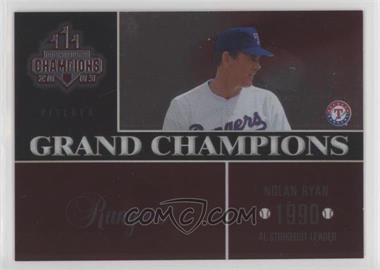 2003 Donruss Champions - Grand Champions - Metalized #GC-13 - Nolan Ryan /100