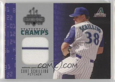 2003 Donruss Champions - Statistical Champs - Materials #SC-3 - Curt Schilling /225 [EX to NM]