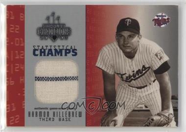 2003 Donruss Champions - Statistical Champs - Materials #SC-6 - Harmon Killebrew /250 [EX to NM]