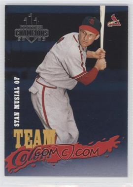 2003 Donruss Champions - Team Colors #TC-10 - Stan Musial