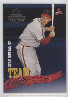 2003 Donruss Champions - Team Colors #TC-10 - Stan Musial