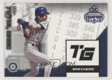 2003 Donruss Champions - Total Game #TG-20 - Ichiro Suzuki