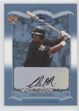 2003 Donruss Classics - [Base] - Significant Signatures #182 - Carlos Rivera /500