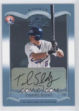 2003 Donruss Classics - [Base] - Significant Signatures #186 - Terrmel Sledge /500