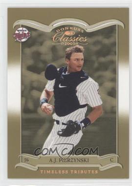 2003 Donruss Classics - [Base] - Timeless Tributes #21 - A.J. Pierzynski /100