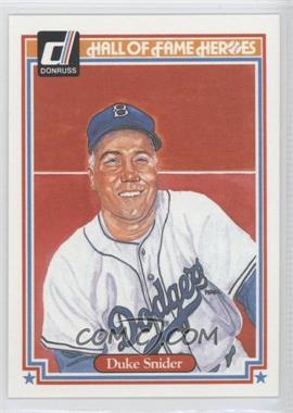 2003 Donruss Diamond Kings - Hall of Fame Heroes Reprints #4 - Duke Snider