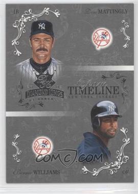 2003 Donruss Diamond Kings - Team Timeline - Hawaii Trade Conference Embossing #TT-8 - Don Mattingly, Bernie Williams /50