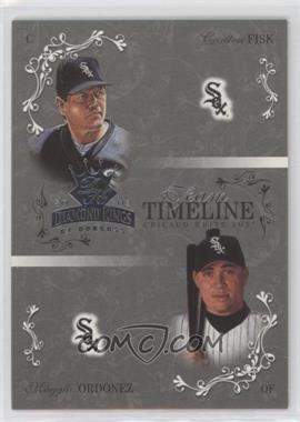 2003 Donruss Diamond Kings - Team Timeline #TT-6 - Magglio Ordonez, Carlton Fisk /1000