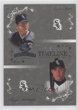 2003 Donruss Diamond Kings - Team Timeline #TT-6 - Magglio Ordonez, Carlton Fisk /1000