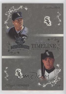 2003 Donruss Diamond Kings - Team Timeline #TT-6 - Magglio Ordonez, Carlton Fisk /1000