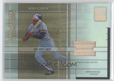 2003 Donruss Elite - All-Time Career Best - HoloGold Materials #AT-10 - Rod Carew /239