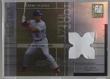 2003 Donruss Elite - All-Time Career Best - HoloGold Materials #AT-28 - Albert Pujols /400 [Noted]