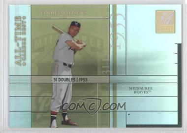 2003 Donruss Elite - All-Time Career Best - Hologold #AT-14 - Eddie Mathews /31