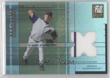 2003 Donruss Elite - All-Time Career Best - Materials #AT-41 - Curt Schilling /400