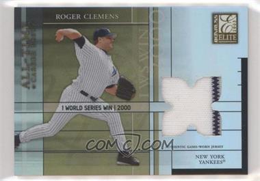 2003 Donruss Elite - All-Time Career Best - Materials #AT-43 - Roger Clemens /400