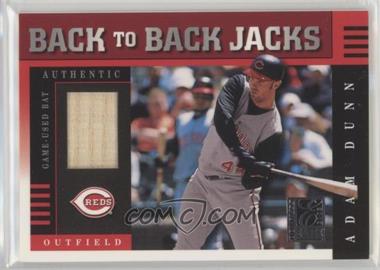 2003 Donruss Elite - Back to Back Jacks #BB1 - Adam Dunn /250