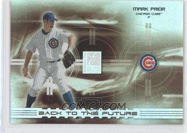 2003 Donruss Elite - Back to the Future #BF-2 - Mark Prior /1000