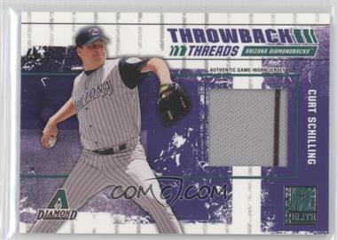 2003 Donruss Elite - Throwback Threads #TT-33 - Curt Schilling /250