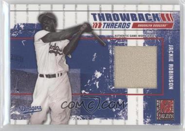 2003 Donruss Elite - Throwback Threads #TT-78 - Jackie Robinson /100