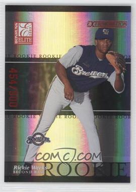 2003 Donruss Elite Extra Edition - [Base] #32 - Rickie Weeks /900