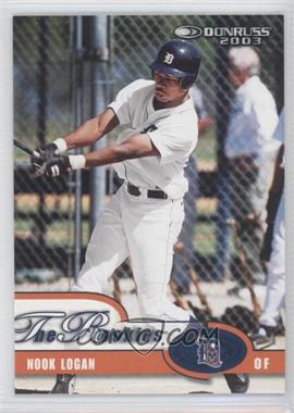 2003 Donruss Rookies & Traded - [Base] #58 - Nook Logan