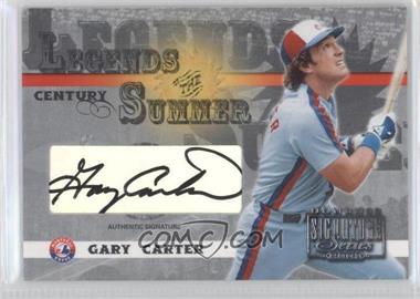 2003 Donruss Signature Series - Legends of the Summer - Century Silver Authentic Signatures #LS-17 - Gary Carter /100