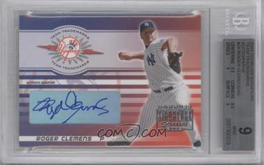 2003 Donruss Signature Series - Team Trademarks - Authentic Signatures #TT-28 - Roger Clemens /50 [BGS 9 MINT]