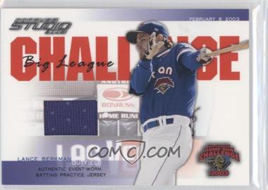 2003 Donruss Studio - Big League Challenge - Materials #BLC-47 - Lance Berkman