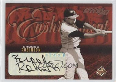 2003 Donruss Studio - Enshrinement - Autographs #E-35 - Brooks Robinson /25