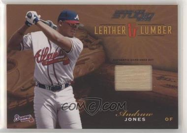 2003 Donruss Studio - Leather & Lumber #LL-4 - Andruw Jones /400